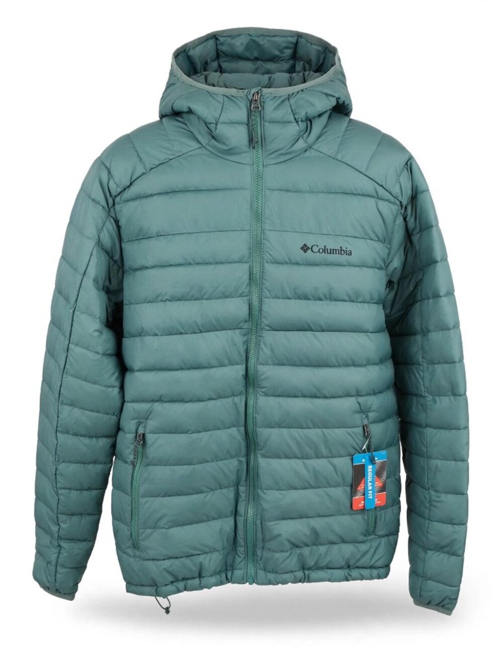 Columbia Men's Powder Lite II Hooded Jacket - Size M - Green - Omni-Heat Thermal